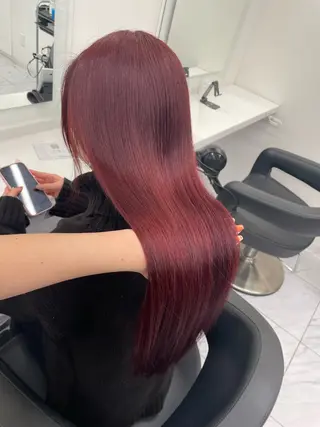 ロング カラー ヘアアレンジ 💗横浜美容室 💗HARUNAのヘアスタイル