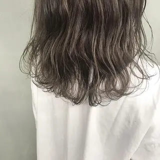 ミディアム カラー パーマ ヘアアレンジ メンズ キッズ kobayashi $hogoのヘアスタイル