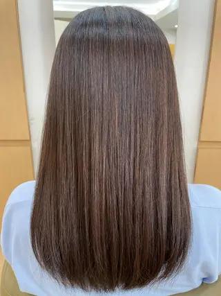 ロング 福原 亜祐美のヘアスタイル