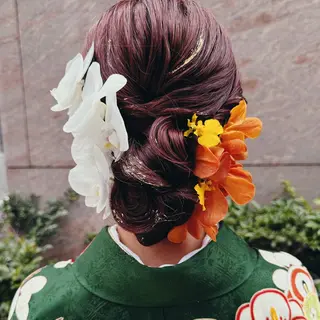 ヘアアレンジ ニュアンスヘア chinariのヘアスタイル