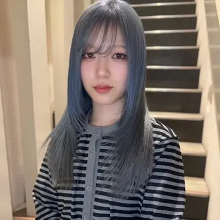 ミディアム カラー レイヤーカット⭐️ インナー桑原 日花理のヘアスタイル