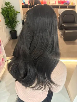 セミロング カラー 🎀透明感× 赤み消し🎀正源のヘアスタイル