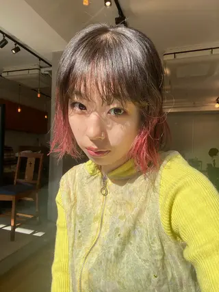 ショート YUUKI/ウルフ .ボブパーマのヘアスタイル