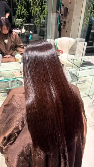 ロング かさい しゅりのヘアスタイル