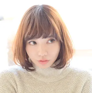 ショート パーマ 髪質改善　ボブ 外ハネボブ　白間　光のヘアスタイル