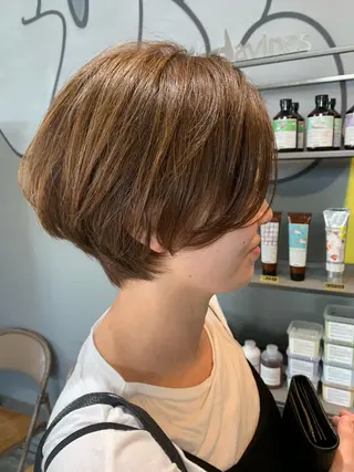ショート カラー メンズ専門サロン wokeのヘアスタイル