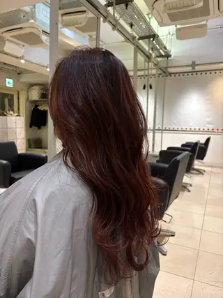 ロング カラー パーマ ショートカット/ カラーARAI🫧のヘアスタイル