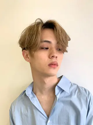 メンズ 🌿似合わせ透明感 カラー松本朋幸🌿のヘアスタイル