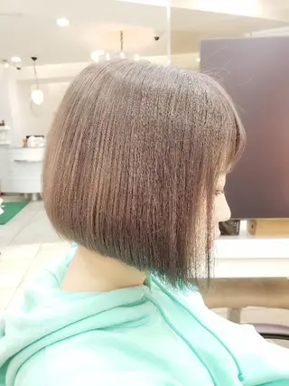ショート カラー ボブ・ロブ　福田 泰久✂️✨のヘアスタイル
