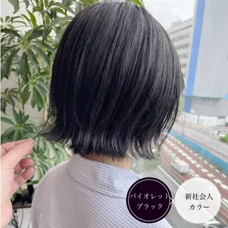 ショート カラー アンブレラカラー💫 フェイスフレーミングのヘアスタイル