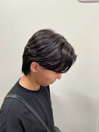 ショート パーマ メンズ シャドウパーマ/縦落 ちパーマ 大久保拓実のヘアスタイル