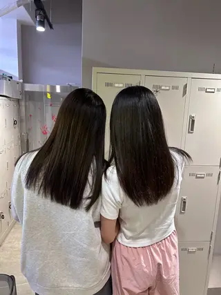 カラー 透明感ベージュ🤎 ナチュラルレイヤーのヘアスタイル