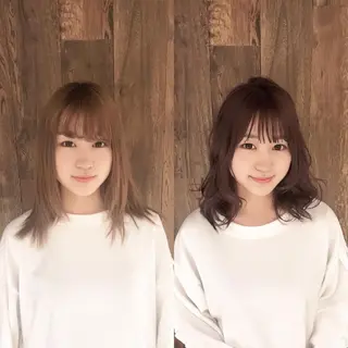 セミロング 渋谷レイヤーカット❌ 縮毛矯正専門/武田涼のヘアスタイル