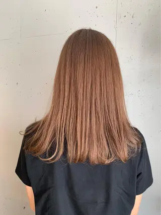 ロング カラー 東 みのりのヘアスタイル