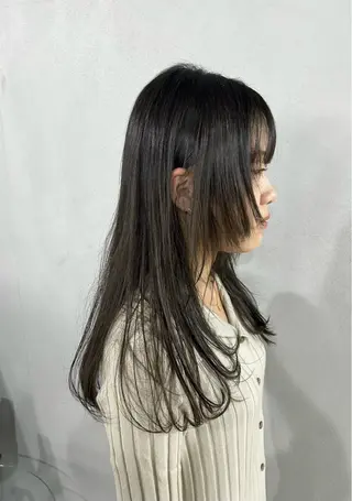 ロング カラー #tag  田島 純奈のヘアスタイル