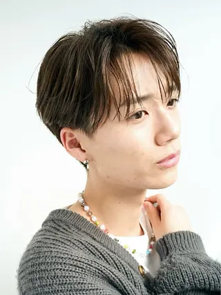 メンズ 【メンズ特化⚡️】 曲がる矯正/千原涼麻のヘアスタイル