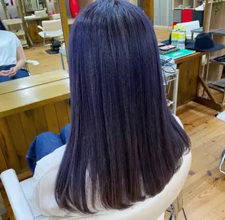カラー 佐川 優夏のヘアスタイル