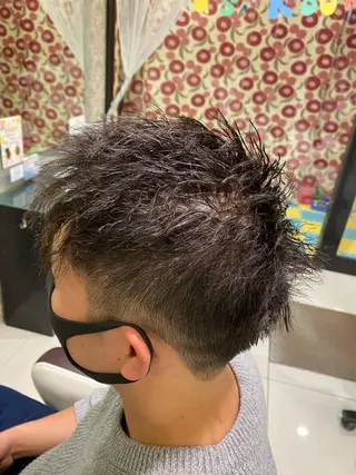 パーマ メンズ 星野 聖也のヘアスタイル