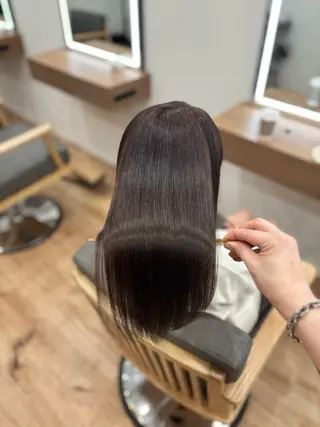 ロング カラー little 小濱彰太のヘアスタイル