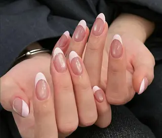 ネイル By moonネイル 🌷ワンホン/韓国風のネイルデザイン