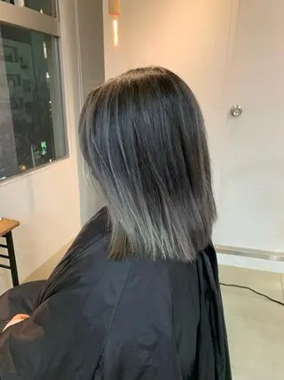 ミディアム カラー 船津武俊 フナツタケトシのヘアスタイル