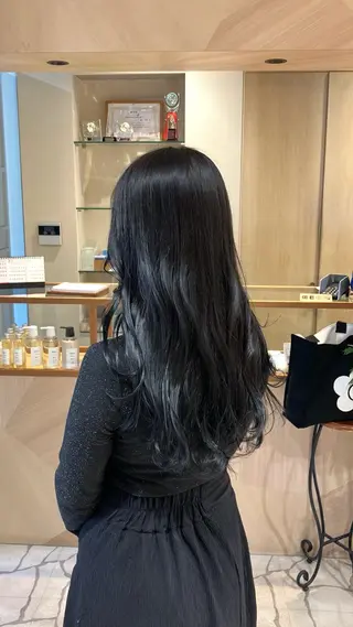 ロング カラー ヘアアレンジ 久野紗愛 【髪質改善　艶髪】のヘアスタイル