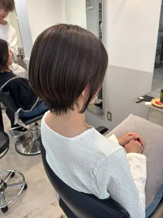 ショート 🎀クロスパーマ／ ボブ🎀MOMONAのヘアスタイル