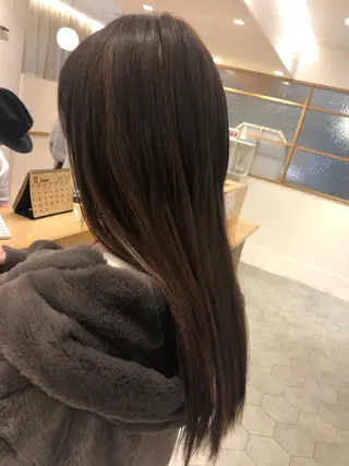セミロング 艶髪／シールエクステ 🌻ノゾミ🌻のヘアスタイル