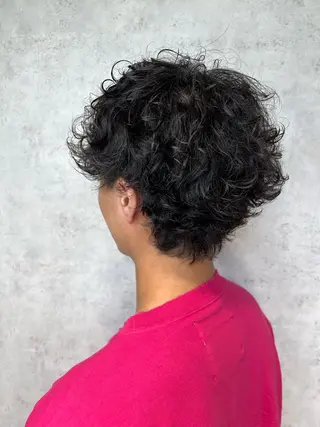 パーマ メンズ こだわりカラー🕊️ 坪井美南🌼のマツエク・マツパデザイン