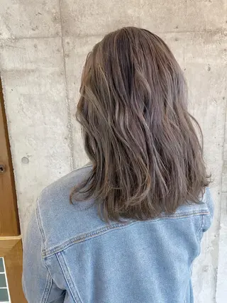 ミディアム カラー ヘアアレンジ ❤️カラー得意 🧡松浦睦樹❤️のヘアスタイル