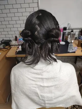 ヘアアレンジ HempBeauty 浅野アサミのヘアスタイル