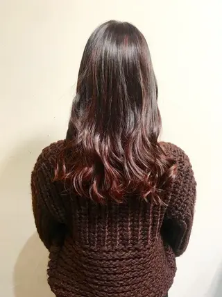ロング カラー 柏メンズカットパーマ NO.1タイチのヘアスタイル