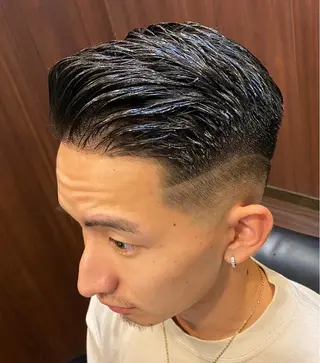 ショート メンズ 猪井 明のヘアスタイル