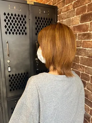 ショート カラー パーマ ヘアアレンジ メンズ キッズ ネイル マツエク・マツパ アイブロウ 久木原 ゆりのヘアスタイル