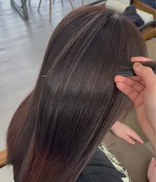 ロング Hair&beauty the B  岡崎店所属・磯貝七海/カラー /ブリーチ/縮毛矯正のヘアスタイル