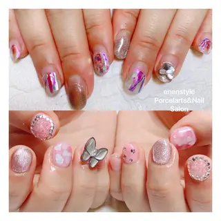 ショート ネイル 👑enen style👑のネイルデザイン