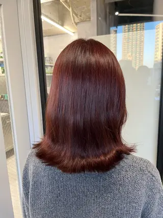 ミディアム カラー yuri🌼 NUMBER 天王寺のヘアスタイル