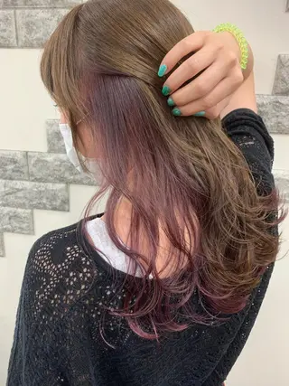 セミロング 薄田 珠美のヘアスタイル