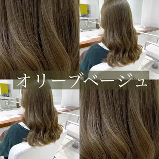 セミロング カラー ウルフカット ハッシュカット/七海のヘアスタイル