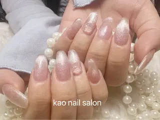 ネイル kao nail マグネット/長さだしのネイルデザイン