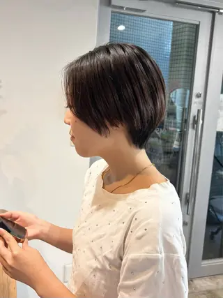 ショート 艶カラー🥣ショート /レイヤー/小由葵のヘアスタイル