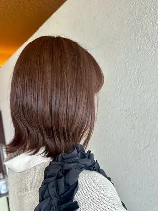 ミディアム 為頭 りたのヘアスタイル