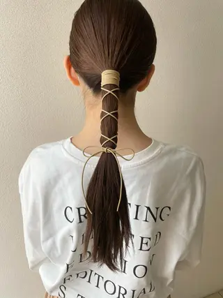 ロング ヘアアレンジ 沢田 瞳のヘアスタイル