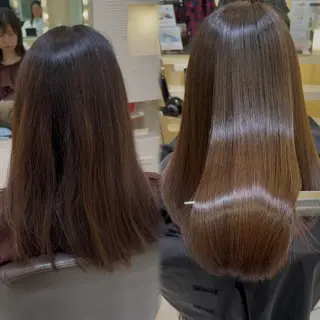 セミロング メンズ縮毛矯正 ブリーチカラー/まやのヘアスタイル