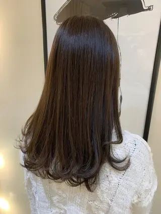 セミロング カラー 中塚 義人のヘアスタイル