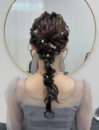 ヘアアレンジ 名駅セット/オトナ 女子🦋Wakanaのヘアスタイル