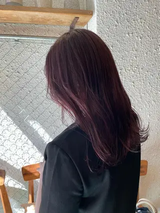 セミロング カラー hazuki 🌝のヘアスタイル