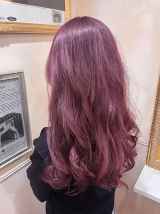 ロング カラー 岩谷/ブリーチ 🪽透明感カラーのヘアスタイル