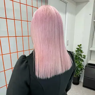 ミディアム カラー 💍ダメージ最小限 ブリーチ/ちさと💍のヘアスタイル