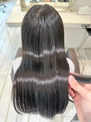 セミロング 縮毛矯正専門 金井佳祐のヘアスタイル